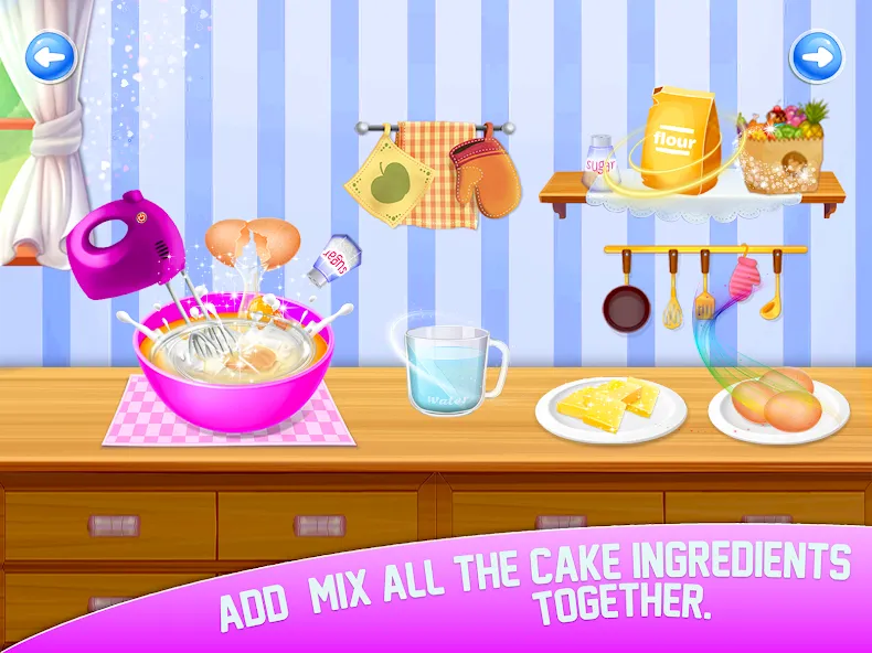 Cake Maker Sweet Bakery Games [МОД: Бесконечные деньги, Монеты и Мега MOD] Screenshot 3