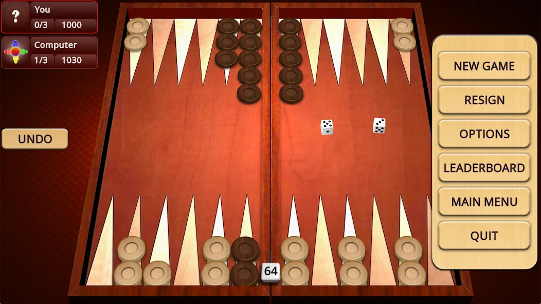 Backgammon Mighty [MOD: Mega Mod/Меню] - Скриншот 2