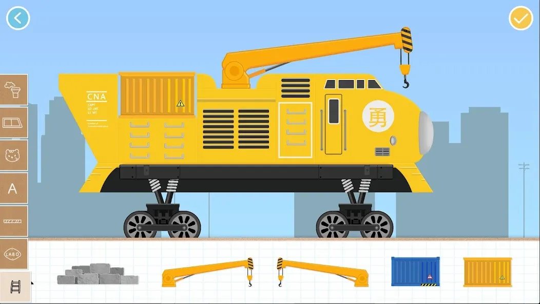 Labo Brick Train Game For Kids [МОД: Меню, Бесконечные монеты и Открытые уровни] Screenshot 3