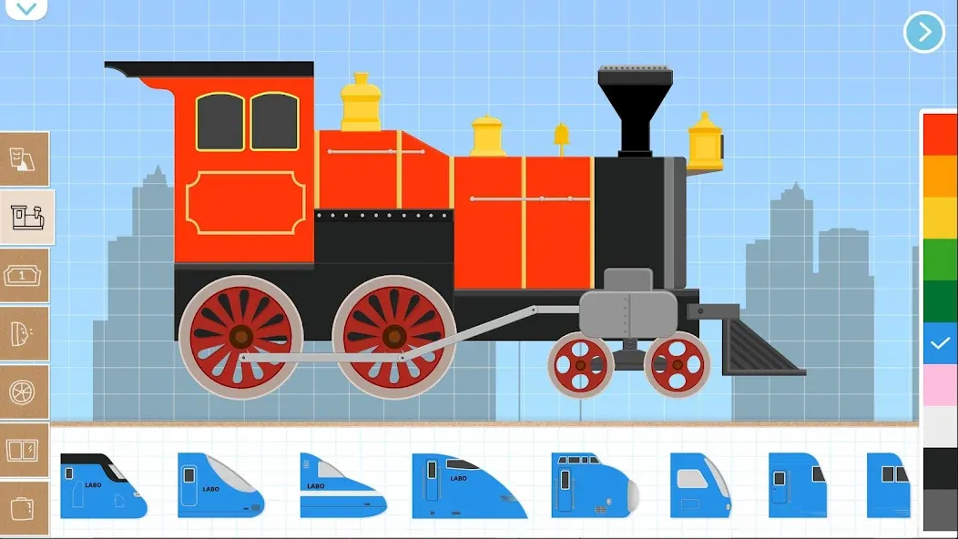 Labo Brick Train Game For Kids [МОД: Меню, Бесконечные монеты и Открытые уровни] Screenshot 5