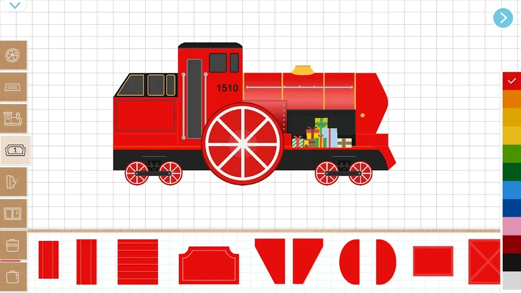 Christmas Train Game For Kids [МОД: Много денег, Монет и Все открыто] Screenshot 1