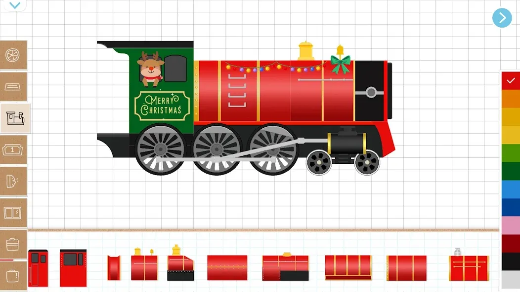 Christmas Train Game For Kids [МОД: Много денег, Монет и Все открыто] Screenshot 2