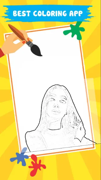 Lady Diana Coloring Game (Леди Диана Колоринг Гейм) [МОД: Бесконечные деньги, Монеты и Мега MOD] Screenshot 4
