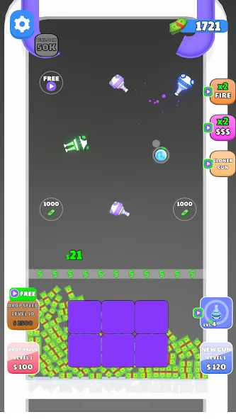 Guns and Bounce (Ганз энд Баунс) [МОД: Деньги, Монеты и Меню MOD] Screenshot 2