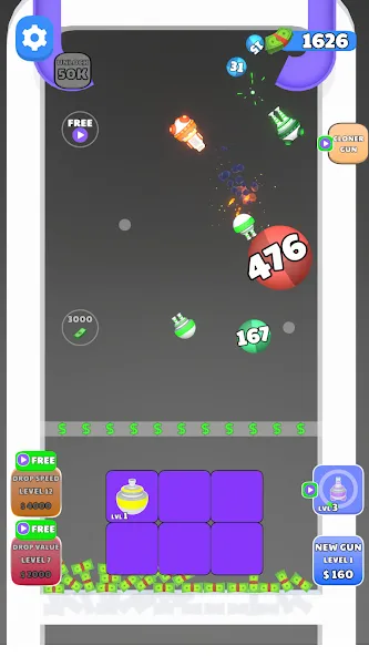 Guns and Bounce (Ганз энд Баунс) [МОД: Деньги, Монеты и Меню MOD] Screenshot 4