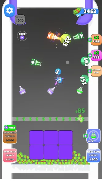 Guns and Bounce (Ганз энд Баунс) [МОД: Деньги, Монеты и Меню MOD] Screenshot 5