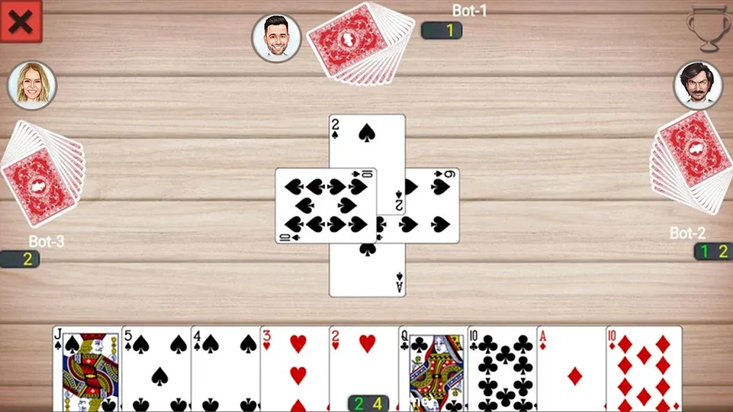 Callbreak Prince: Card Game (Каллбрейк Принц) [МОД: Деньги, Монеты и Меню MOD] Screenshot 1