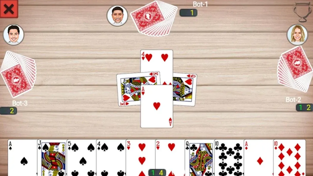 Callbreak Prince: Card Game (Каллбрейк Принц) [МОД: Деньги, Монеты и Меню MOD] Screenshot 2