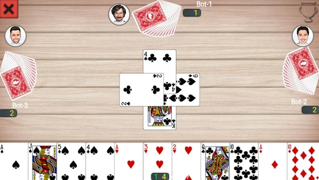 Callbreak Prince: Card Game (Каллбрейк Принц) [МОД: Деньги, Монеты и Меню MOD] Screenshot 3
