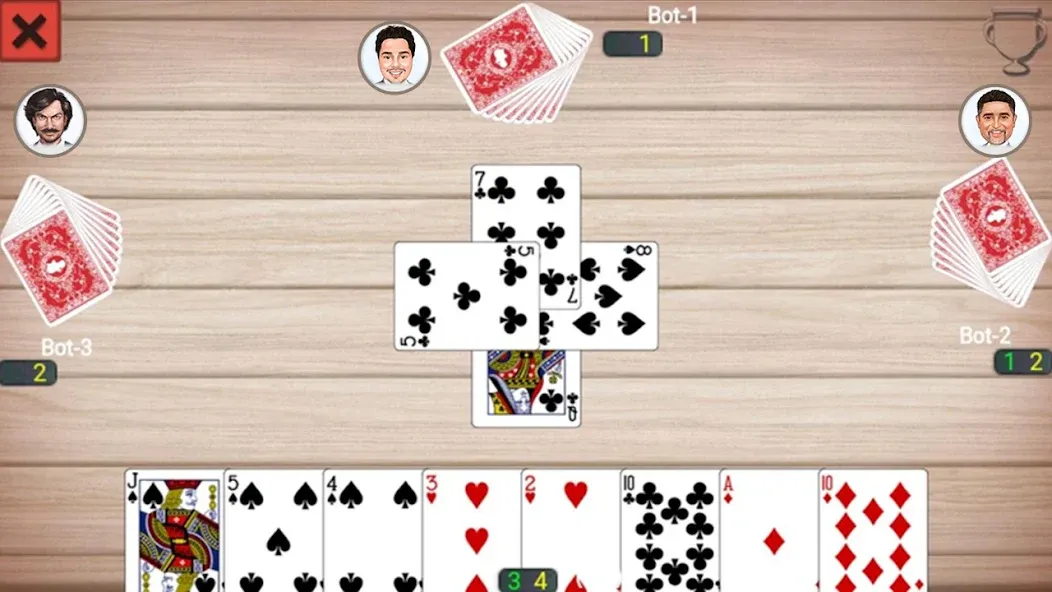 Callbreak Prince: Card Game (Каллбрейк Принц) [МОД: Деньги, Монеты и Меню MOD] Screenshot 5