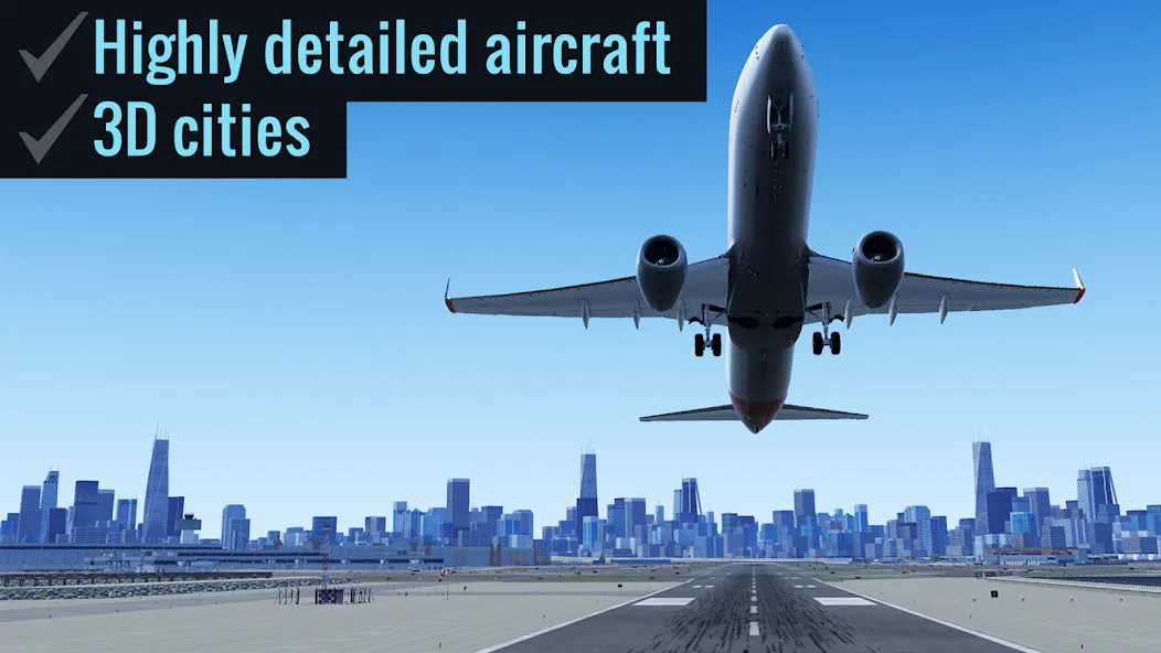 X-Plane Flight Simulator [МОД: Деньги, Монеты и Меню MOD] Screenshot 1