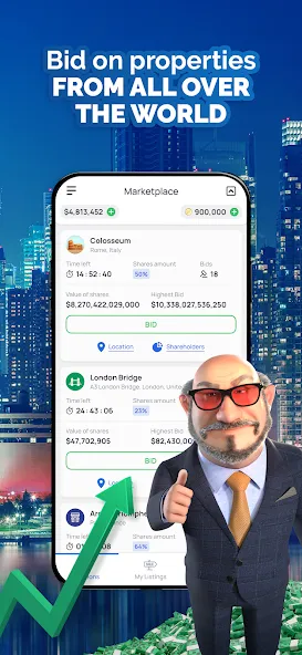 Landlord - Estate Trading Game (Лендлорд) [МОД: Меню, Бесконечные монеты и Открытые уровни] Screenshot 5