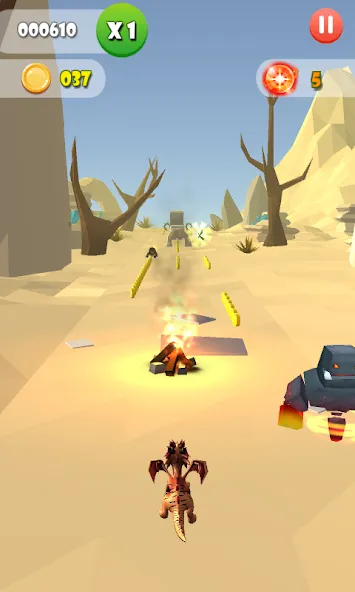 Dragon Run [МОД: Меню, Бесконечные монеты и Открытые уровни] Screenshot 3