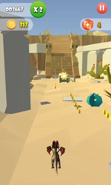 Dragon Run [МОД: Меню, Бесконечные монеты и Открытые уровни] Screenshot 5
