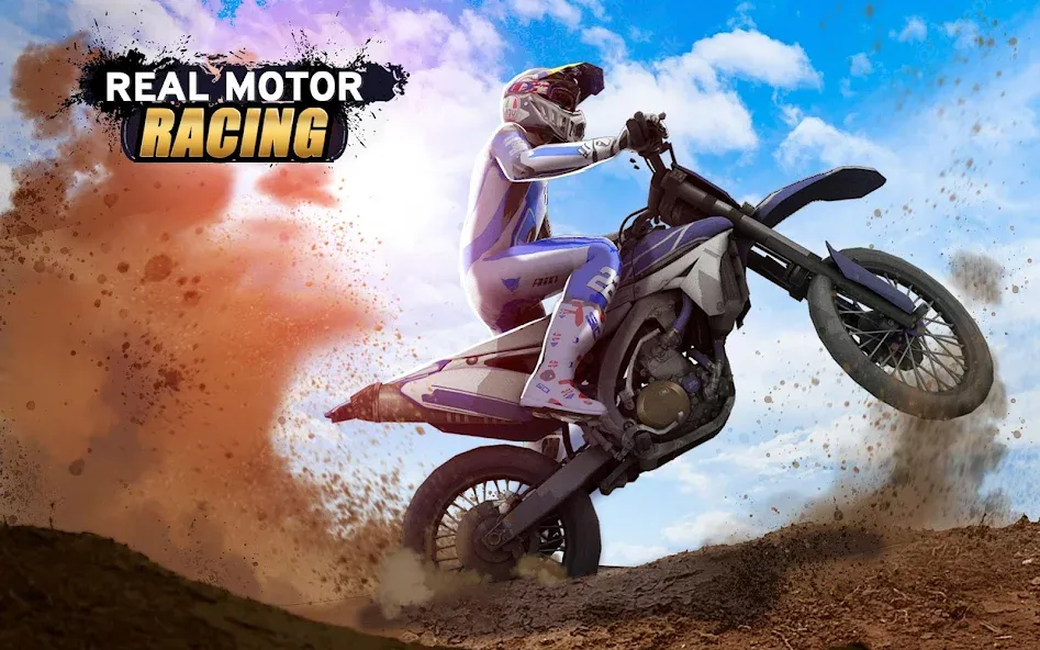 Real Motor Rider - Bike Racing [МОД: Все открыто, Дополнительные деньги и Меню MOD] Screenshot 1