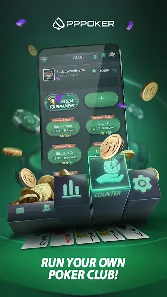 PPPoker-Home Games [МОД: Много монет, Открытые уровни и Мега MOD] Screenshot 3