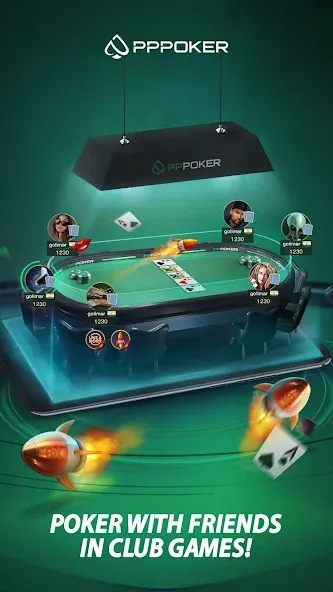 PPPoker-Home Games [МОД: Много монет, Открытые уровни и Мега MOD] Screenshot 4