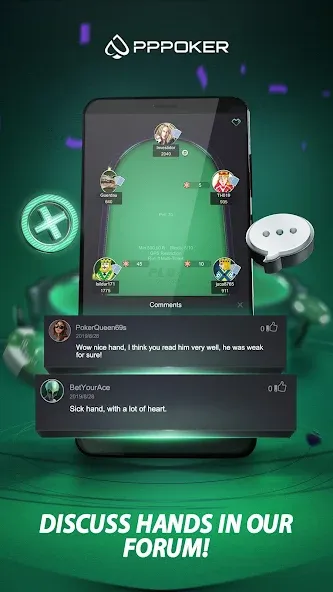 PPPoker-Home Games [МОД: Много монет, Открытые уровни и Мега MOD] Screenshot 5
