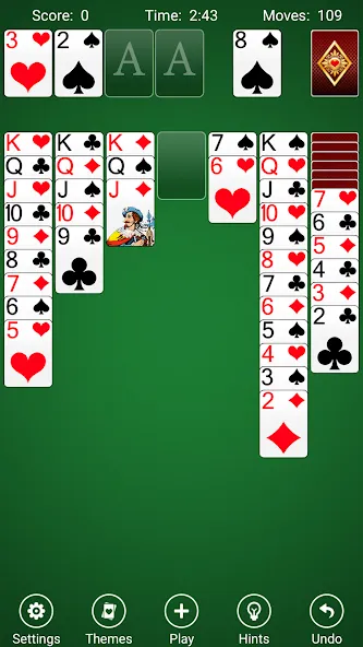 Solitaire [МОД: Много денег, Монет и Все открыто] Screenshot 1