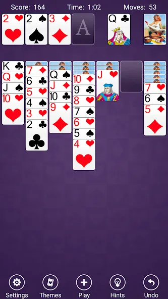 Solitaire [МОД: Много денег, Монет и Все открыто] Screenshot 4