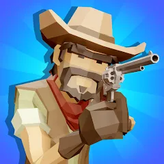 Скачать Western Cowboy: Shooting Game (Вестерн Каубой) [МОД: Меню, Бесконечные монеты и Открытые уровни] | Взлом Western Cowboy: Shooting Game на Андроид