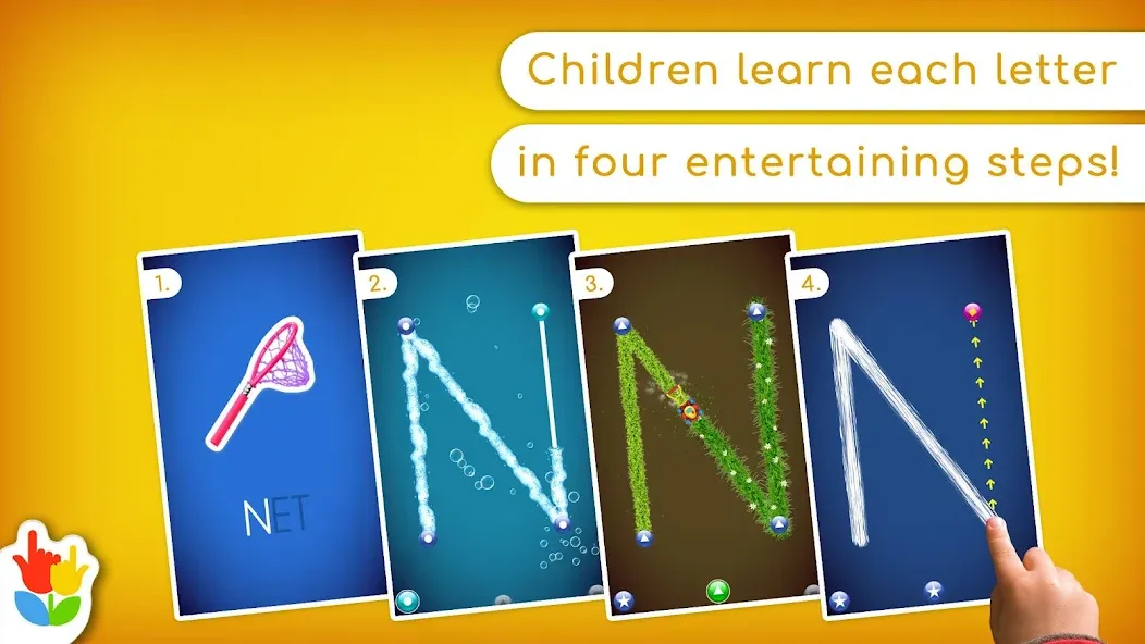 LetterSchool - Learn to Write (ЛеттерСкул) [МОД: Деньги, Монеты и Меню MOD] Screenshot 1