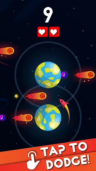 Rocket Spin: Space Survival (Рокет Спин) [МОД: Много монет, Открытые уровни и Мега MOD] Screenshot 2