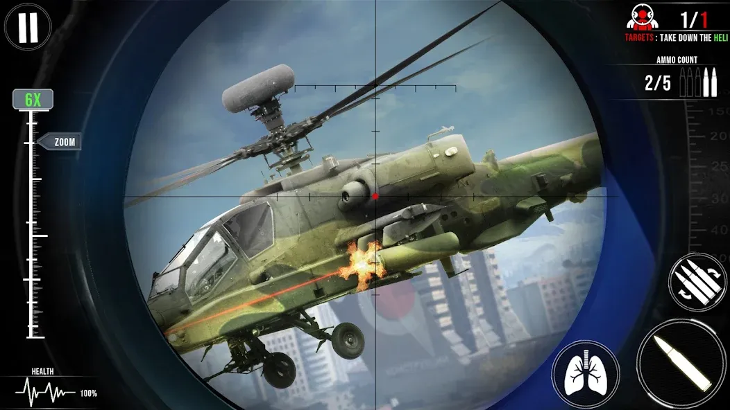 Sniper Shooter Mission Games [МОД: Много денег, Монет и Все открыто] Screenshot 4