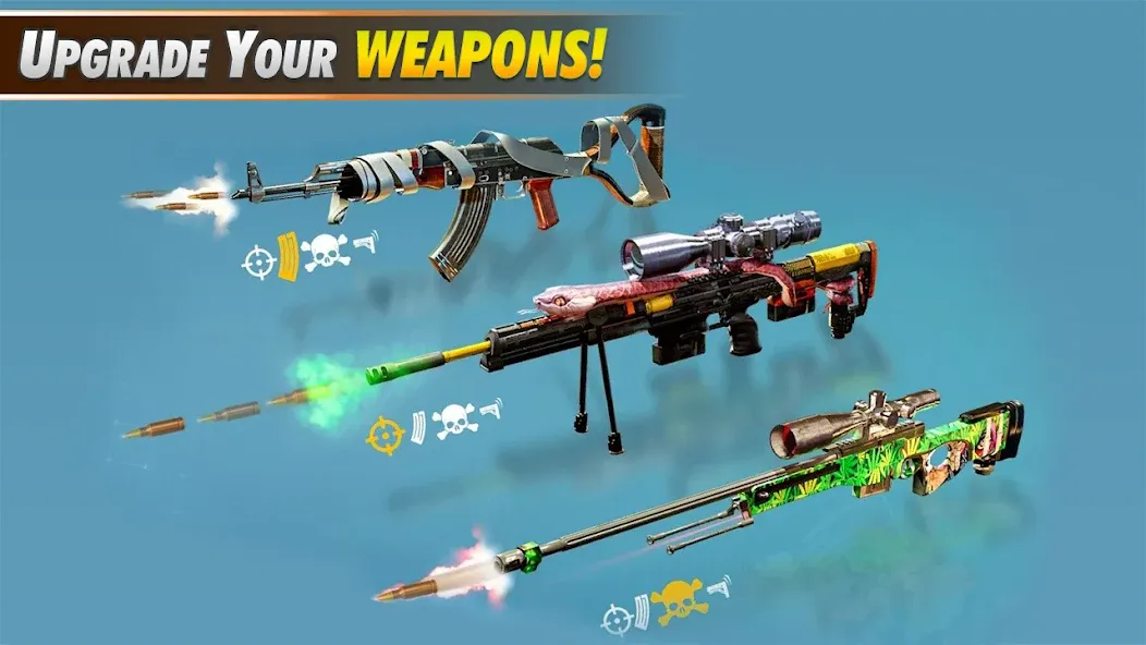 Sniper Shooter Mission Games [МОД: Много денег, Монет и Все открыто] Screenshot 5