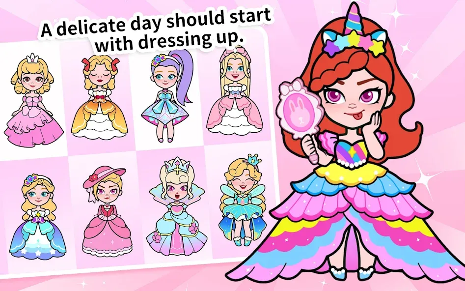 Paper Princess's Dream Castle [МОД: Все открыто, Дополнительные деньги и Меню MOD] Screenshot 2