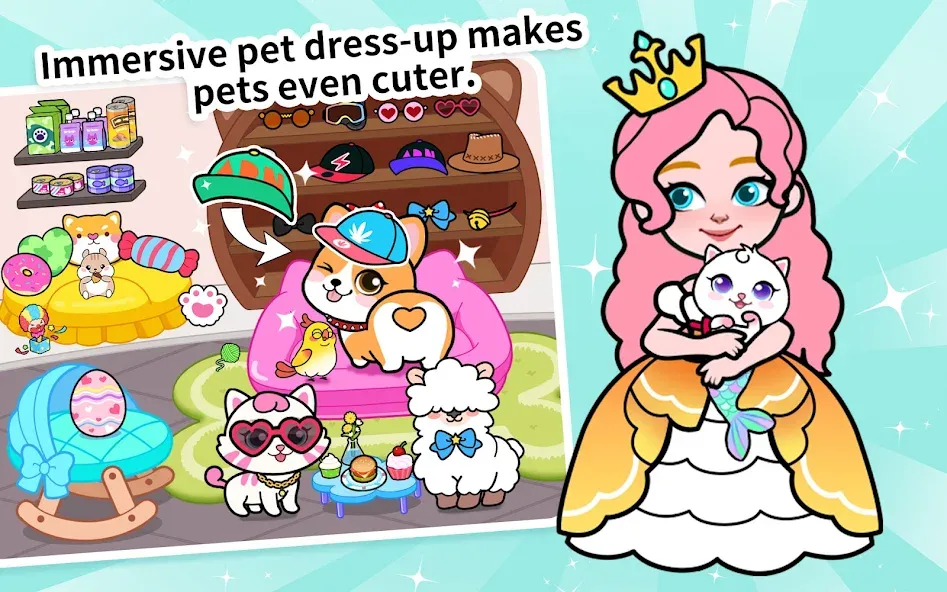 Paper Princess's Dream Castle [МОД: Все открыто, Дополнительные деньги и Меню MOD] Screenshot 3