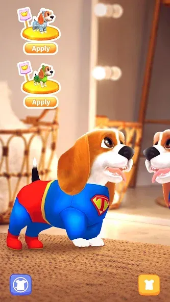 Tamadog - Puppy Pet Dog Games (Тамадог) [МОД: Бесконечные деньги, Монеты и Мега MOD] Screenshot 2