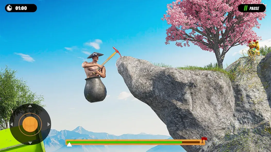 Hammer Climber Man: Pot Man 3D [МОД: Все открыто, Дополнительные деньги и Меню MOD] Screenshot 1