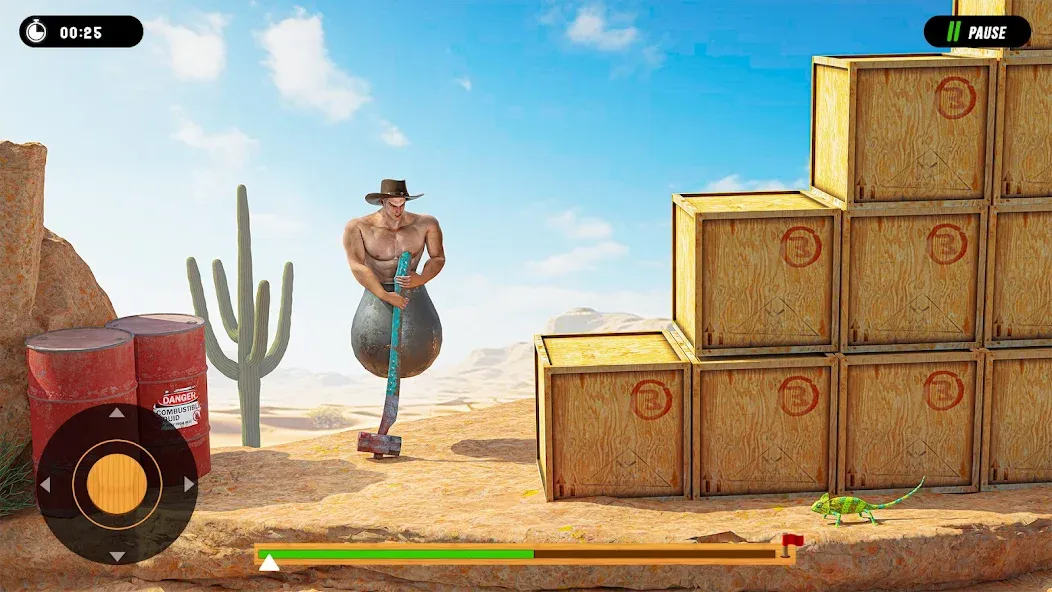 Hammer Climber Man: Pot Man 3D [МОД: Все открыто, Дополнительные деньги и Меню MOD] Screenshot 2