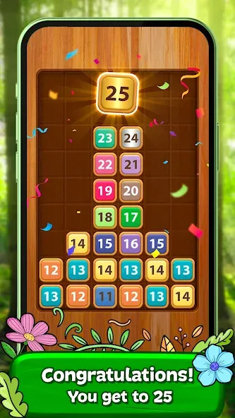 Merge Wood: Block Puzzle (Мерж Вуд) [МОД: Все открыто, Дополнительные деньги и Меню MOD] Screenshot 2