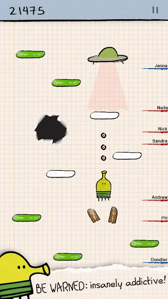Doodle Jump (Дудл Джамп) [МОД: Много денег, Монет и Все открыто] Screenshot 1