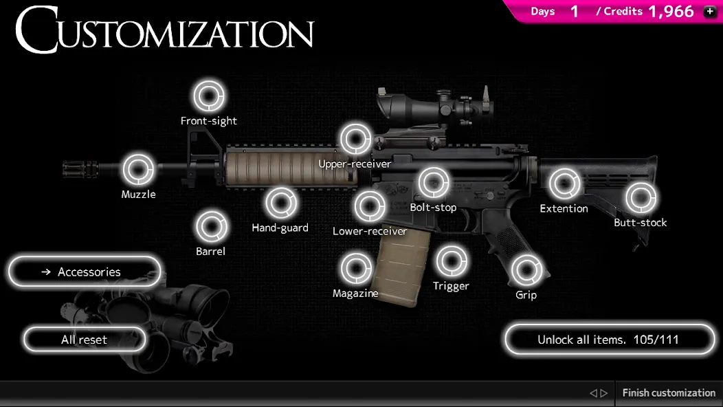 Magnum3.0 Gun Custom Simulator [МОД: Меню, Бесконечные монеты и Открытые уровни] Screenshot 3