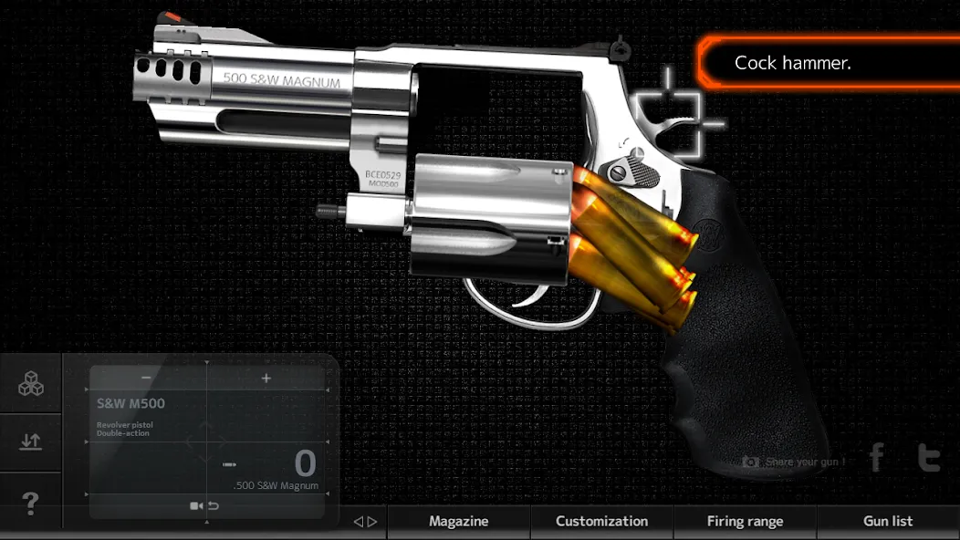 Magnum3.0 Gun Custom Simulator [МОД: Меню, Бесконечные монеты и Открытые уровни] Screenshot 4