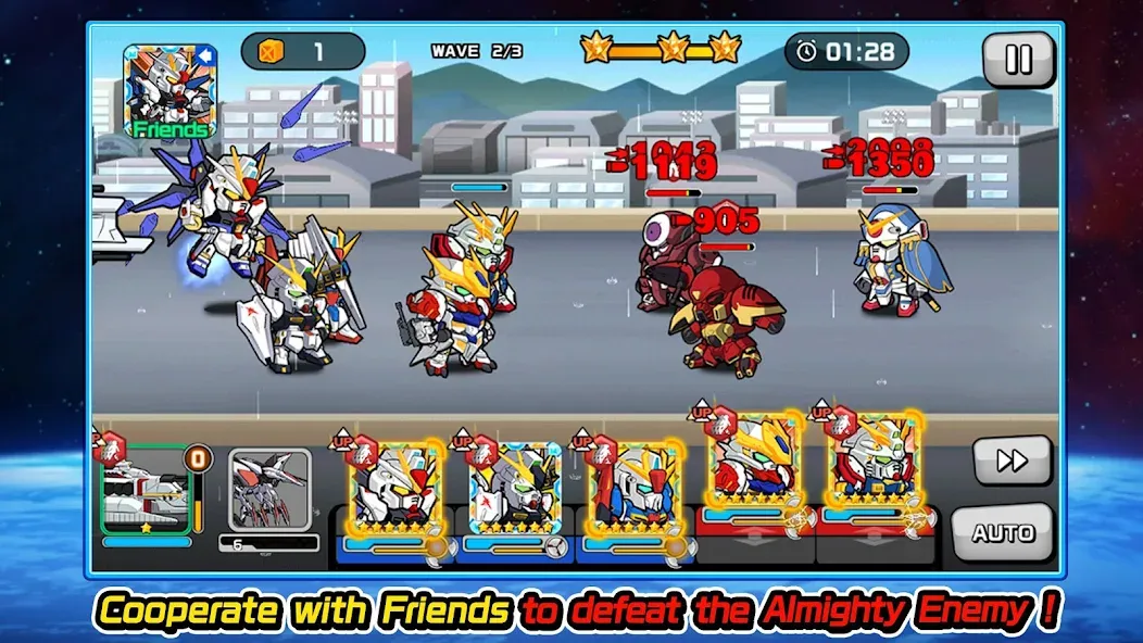 LINE: Gundam Wars (Лайн) [МОД: Много денег, Монет и Все открыто] Screenshot 5