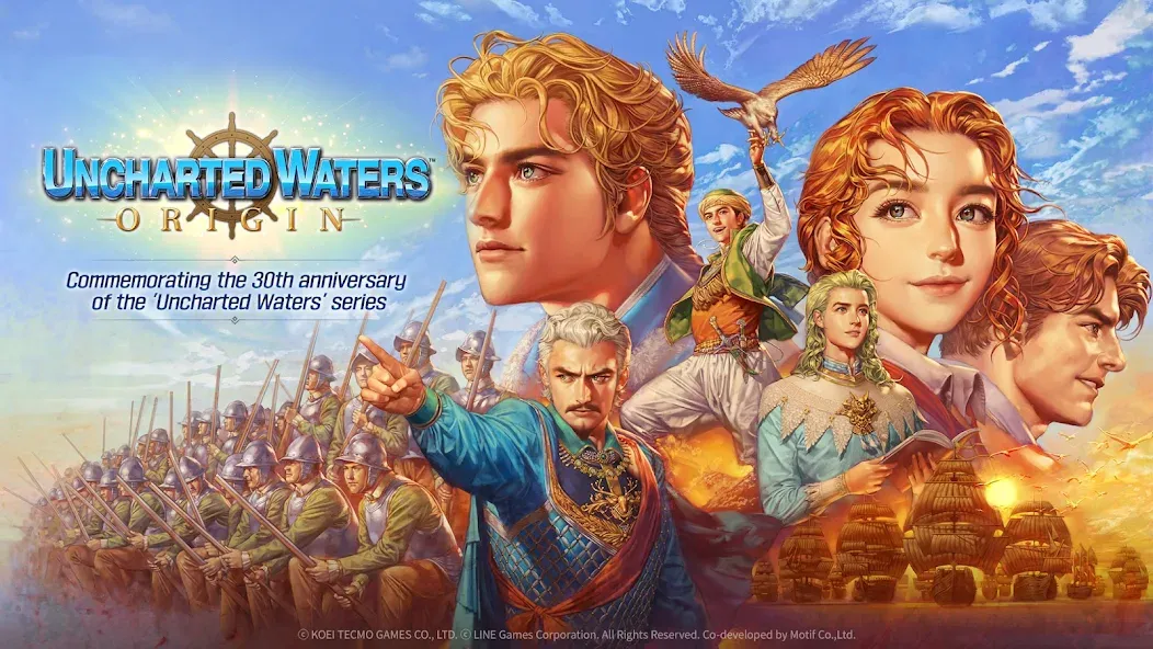 Uncharted Waters Origin (Анчартед Уотерс Ориджин) [МОД: Много монет, Открытые уровни и Мега MOD] Screenshot 1