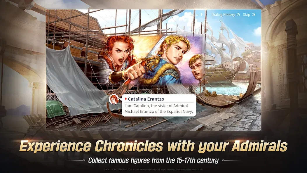 Uncharted Waters Origin (Анчартед Уотерс Ориджин) [МОД: Много монет, Открытые уровни и Мега MOD] Screenshot 4