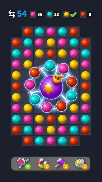 Bubble Link - Connect & Match (Бабл Линк) [МОД: Бесконечные деньги, Монеты и Мега MOD] Screenshot 2