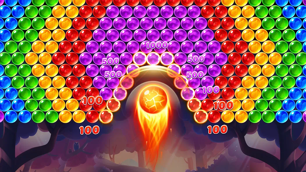 Bubble Shooter Genies [МОД: Много монет, Открытые уровни и Мега MOD] Screenshot 1