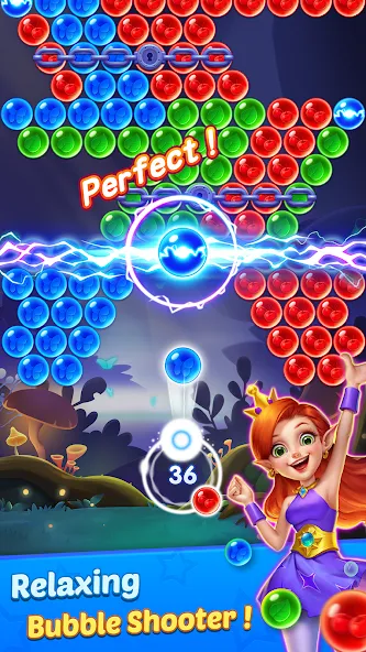 Bubble Shooter Genies [МОД: Много монет, Открытые уровни и Мега MOD] Screenshot 4
