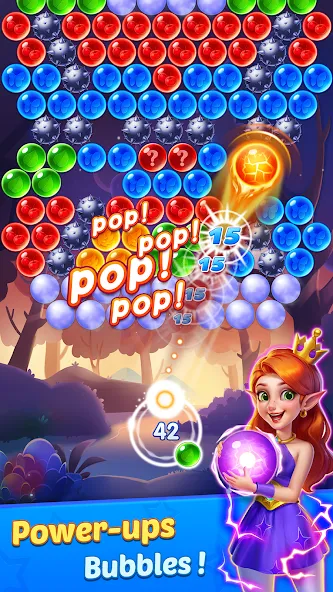 Bubble Shooter Genies [МОД: Много монет, Открытые уровни и Мега MOD] Screenshot 5