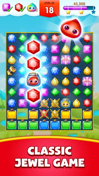 Jewels Legend — Match 3 Puzzle (Джуэл Легенд) [MOD: Много монет/Энергии] - Скриншот 1
