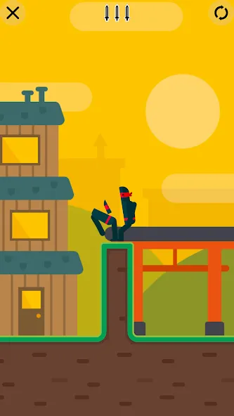 Mr Ninja - Slicey Puzzles (Мистер Ниндзя) [МОД: Много монет, Открытые уровни и Мега MOD] Screenshot 5