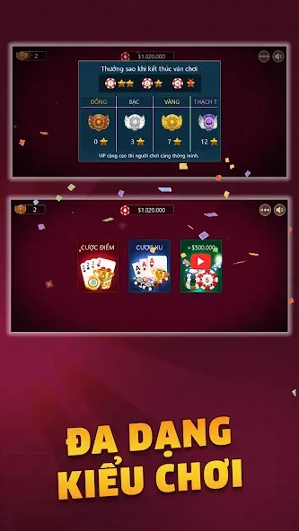 Tiến Lên - Tien Len Mien Nam [МОД: Много денег, Монет и Все открыто] Screenshot 3