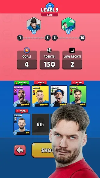 Live Penalty (Лайв Пенальти Клаш) [МОД: Бесконечные деньги, Монеты и Мега MOD] Screenshot 3