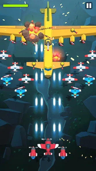 Burning Sky: Aircraft Combat (Бернинг Скай) [МОД: Деньги, Монеты и Меню MOD] Screenshot 5